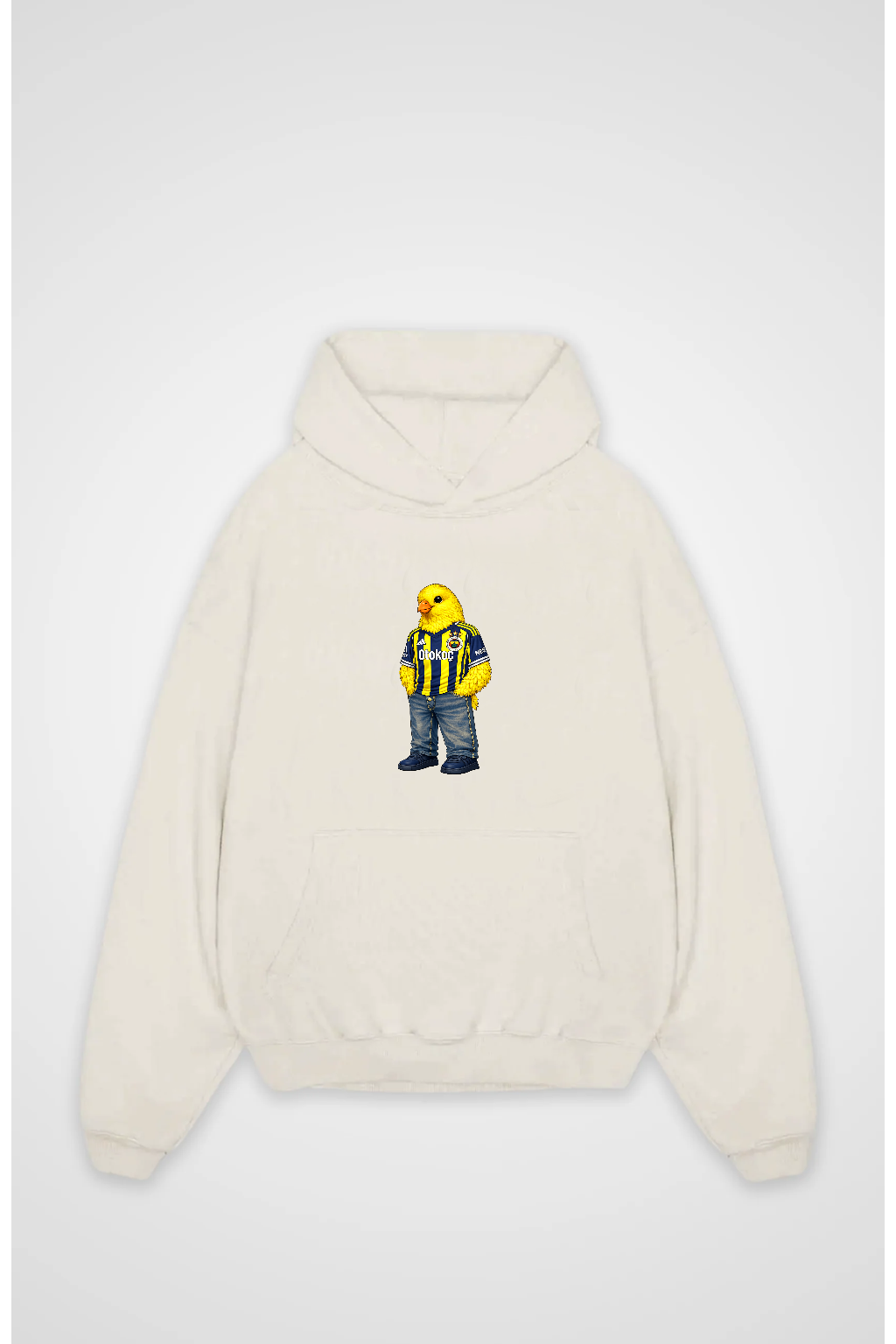 Fenerbahce Kanarienvogel Oversized Hoodie