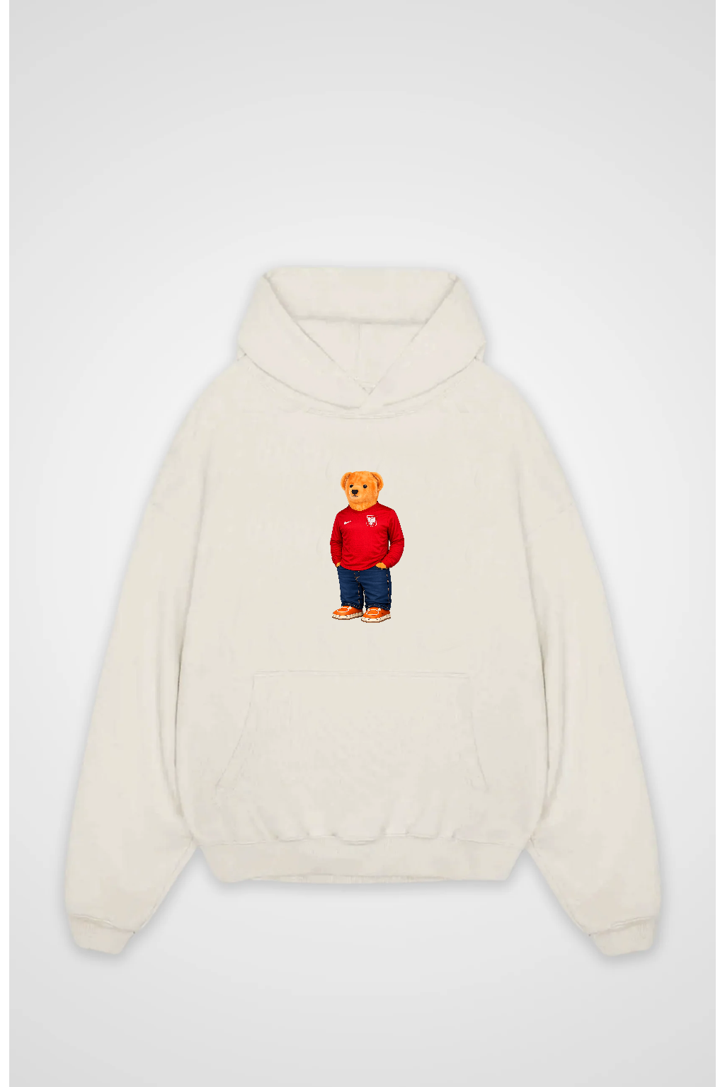 Polen Bär Oversized Hoodie