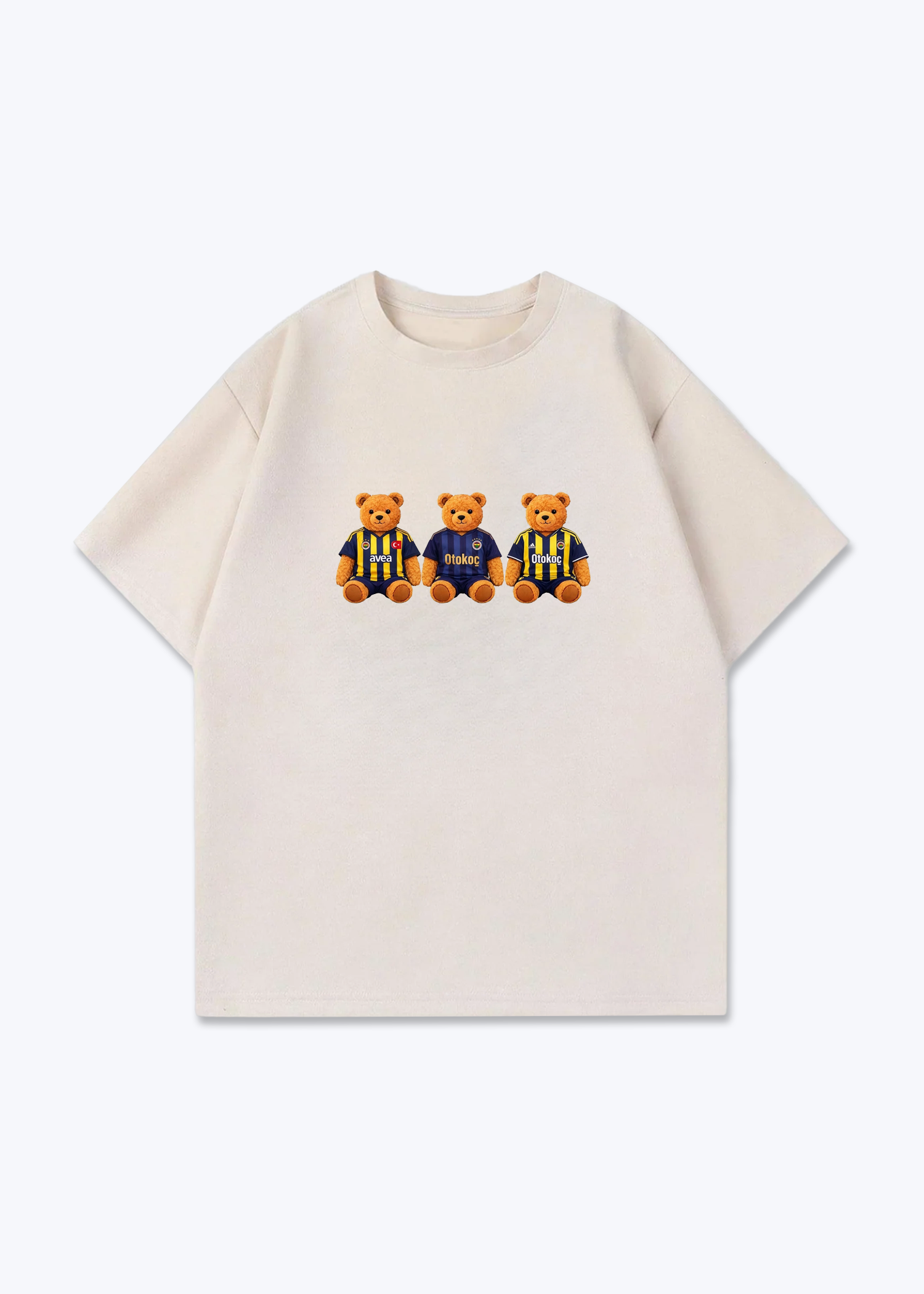 fenerbahce teddys Oversized Shirt