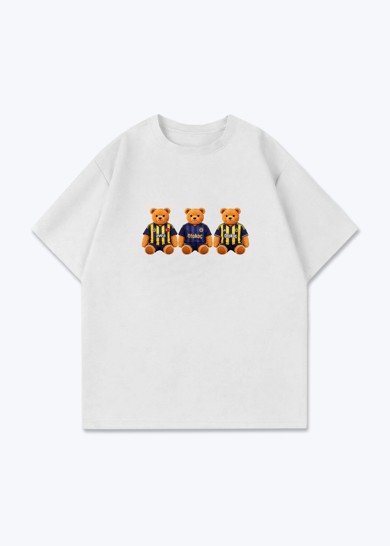 fenerbahce teddys Oversized Shirt