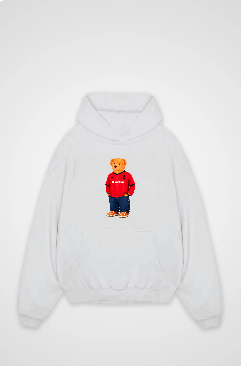 Albanien Bär Oversized Hoodie