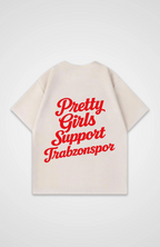 Pretty Girls Support Trabzon Oversized Shirt