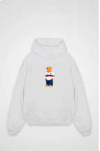 Russland Bär Oversized Hoodie