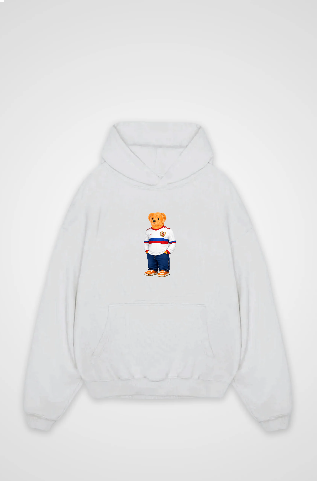 Russland Bär Oversized Hoodie