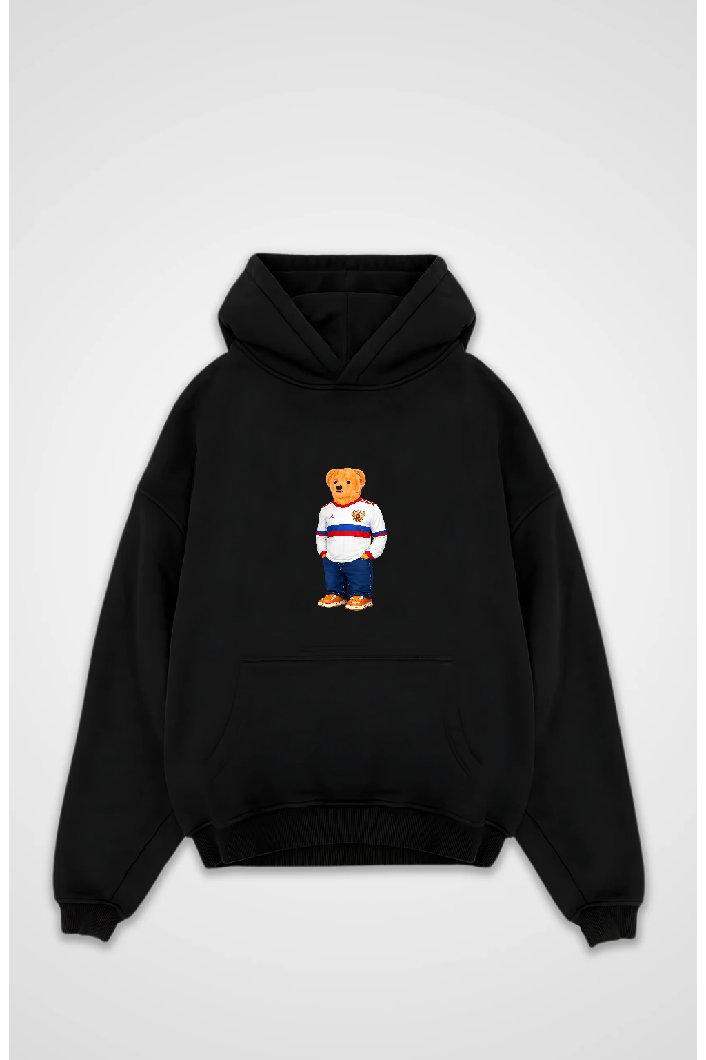Russland Bär Oversized Hoodie