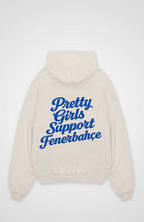 Pretty girls Support Fenerbahce Oversized Hoodie