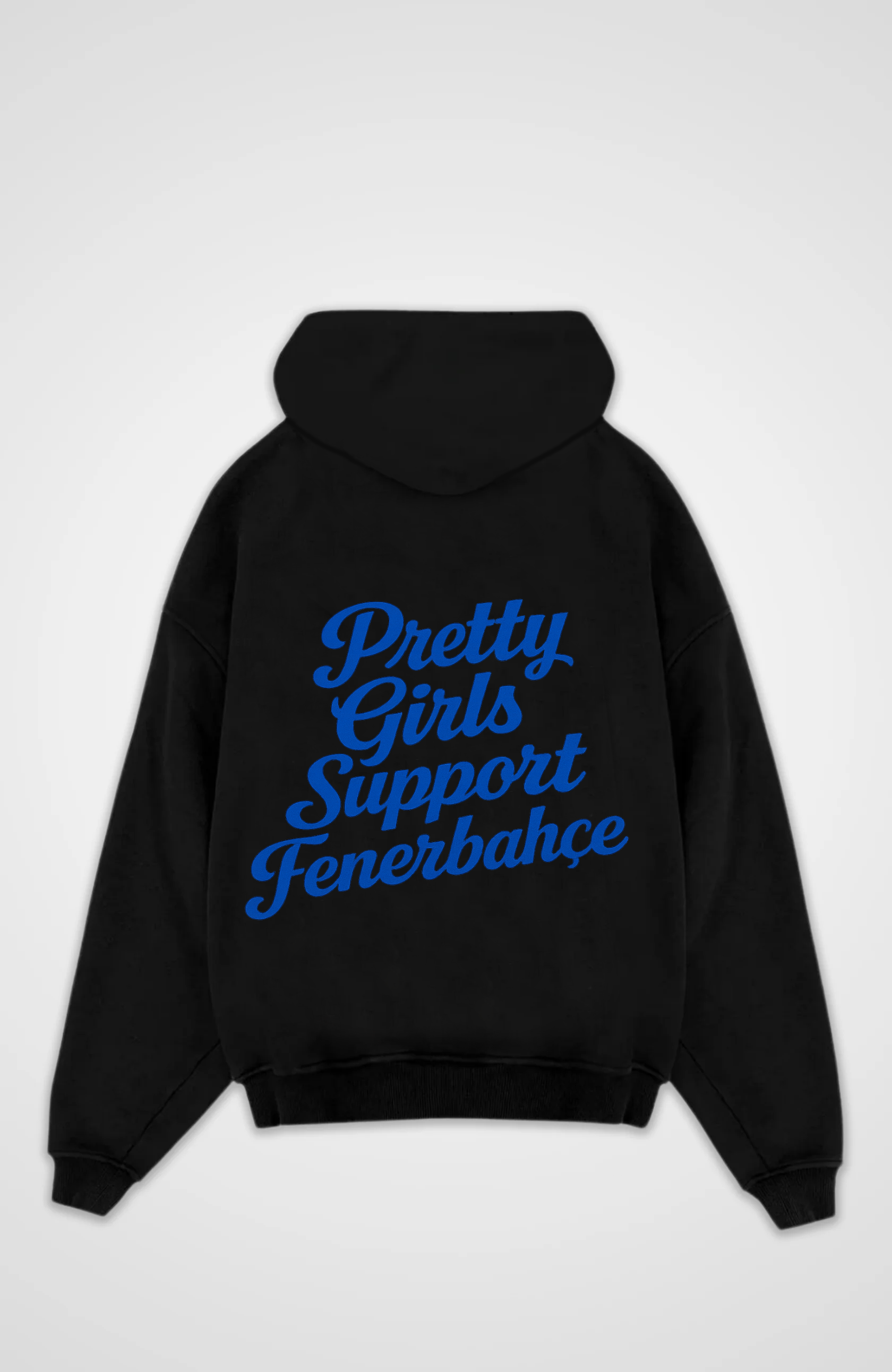 Pretty girls Support Fenerbahce Oversized Hoodie