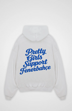 Pretty girls Support Fenerbahce Oversized Hoodie