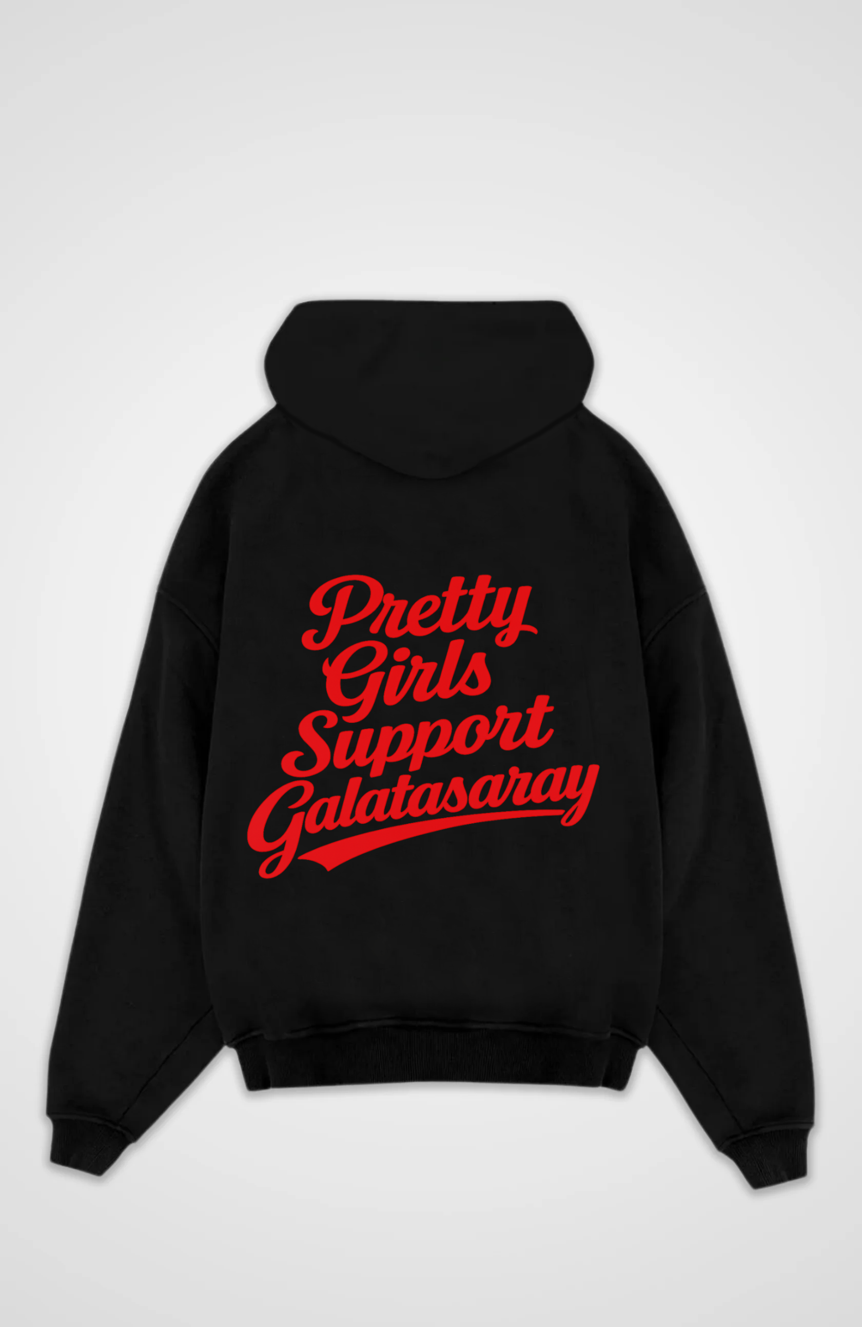Pretty girls Support Galatasaray Oversized Hoodie