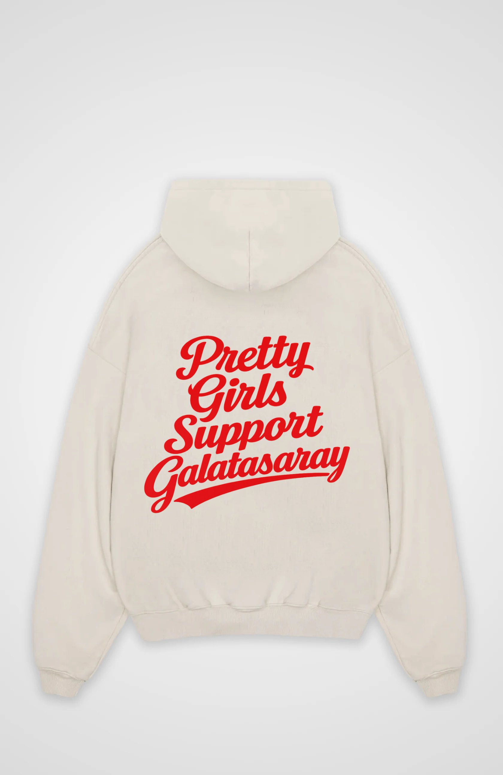 Pretty girls Support Galatasaray Oversized Hoodie