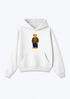 Amed SK Bär Oversized Hoodie - White Front (Designed)