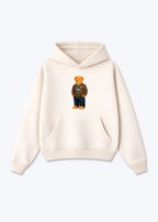 Amed SK Bär Oversized Hoodie - Beige Front (Designed)
