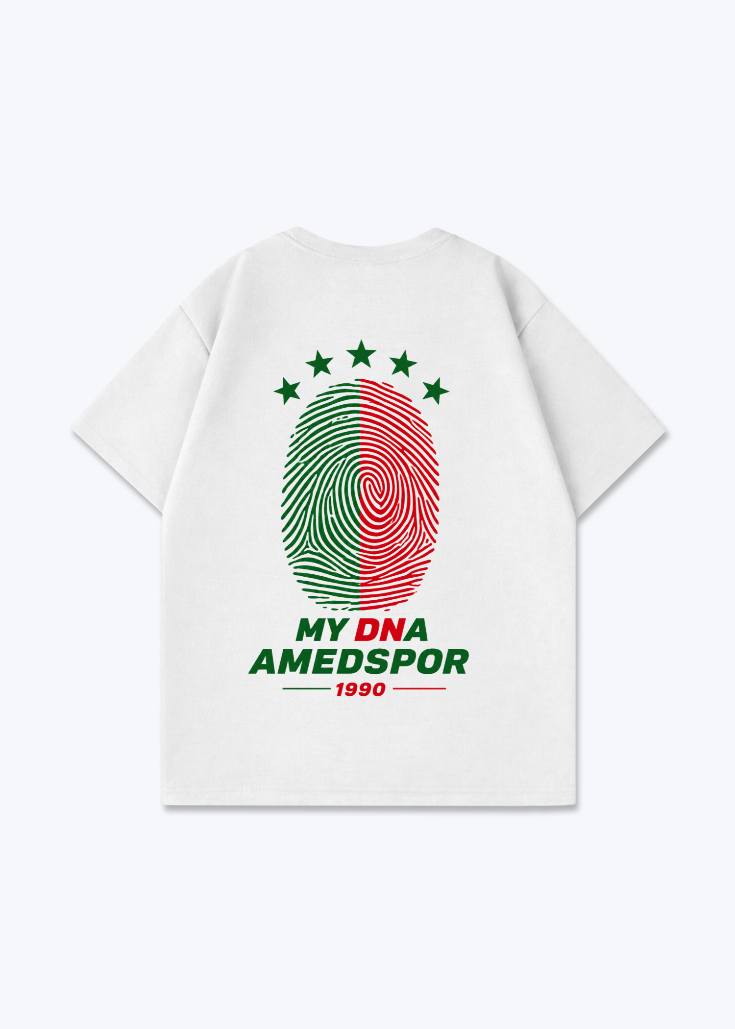 My DNA Amedspor Oversized Shirt - White Back (Designed)