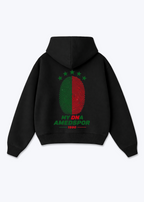 My DNA Amedspor Oversized Hoodie - Black Back (Designed)