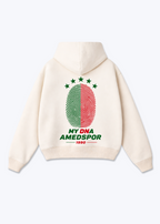 My DNA Amedspor Oversized Hoodie - Beige Back (Designed)