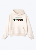 Amedspor legacy Oversized Hoodie - Beige Front (Designed)