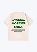 Diagne. Moreno. Saba. Oversized Shirt - Beige Back (Designed)