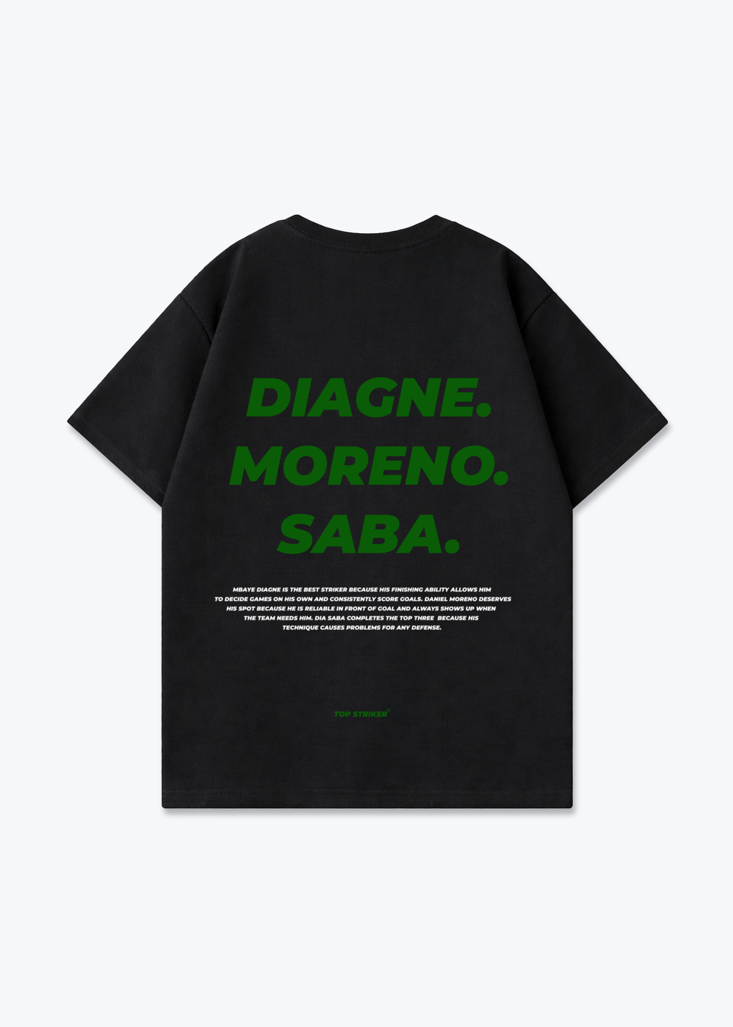 Diagne. Moreno. Saba. Oversized Shirt - Black Back (Designed)