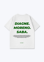 Diagne. Moreno. Saba. Oversized Shirt - White Back (Designed)