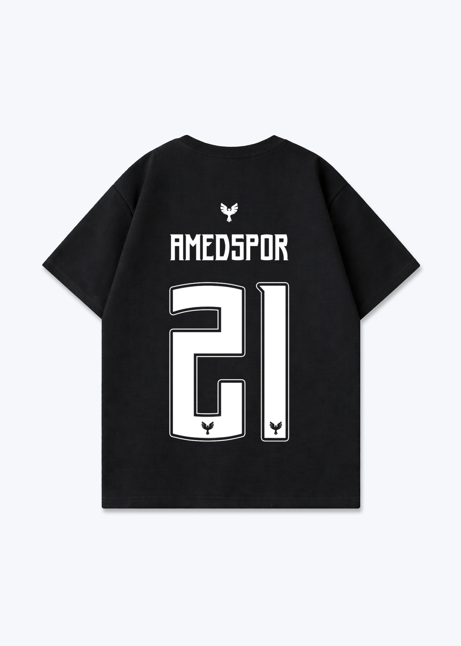 Amedspor 21 Oversized Shirt - Black Back (Designed)