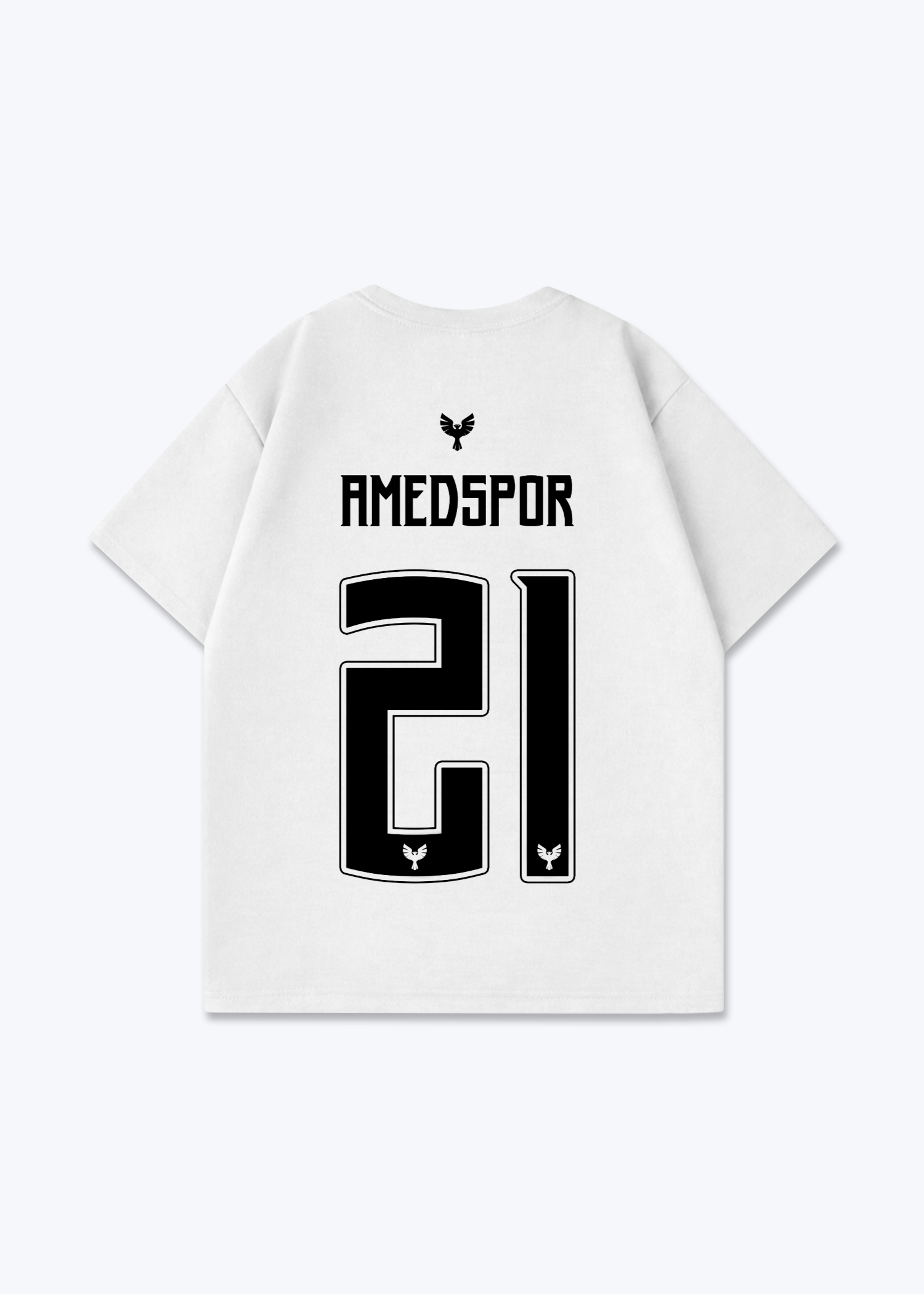 Amedspor 21 Oversized Shirt - White Back (Designed)
