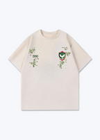 Amedspor 1990 Oversized Shirt - Beige Front (Designed)