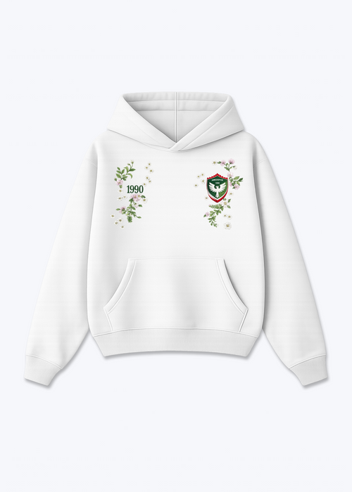 Amedspor 1990 Oversized Hoodie - White Front (Designed)
