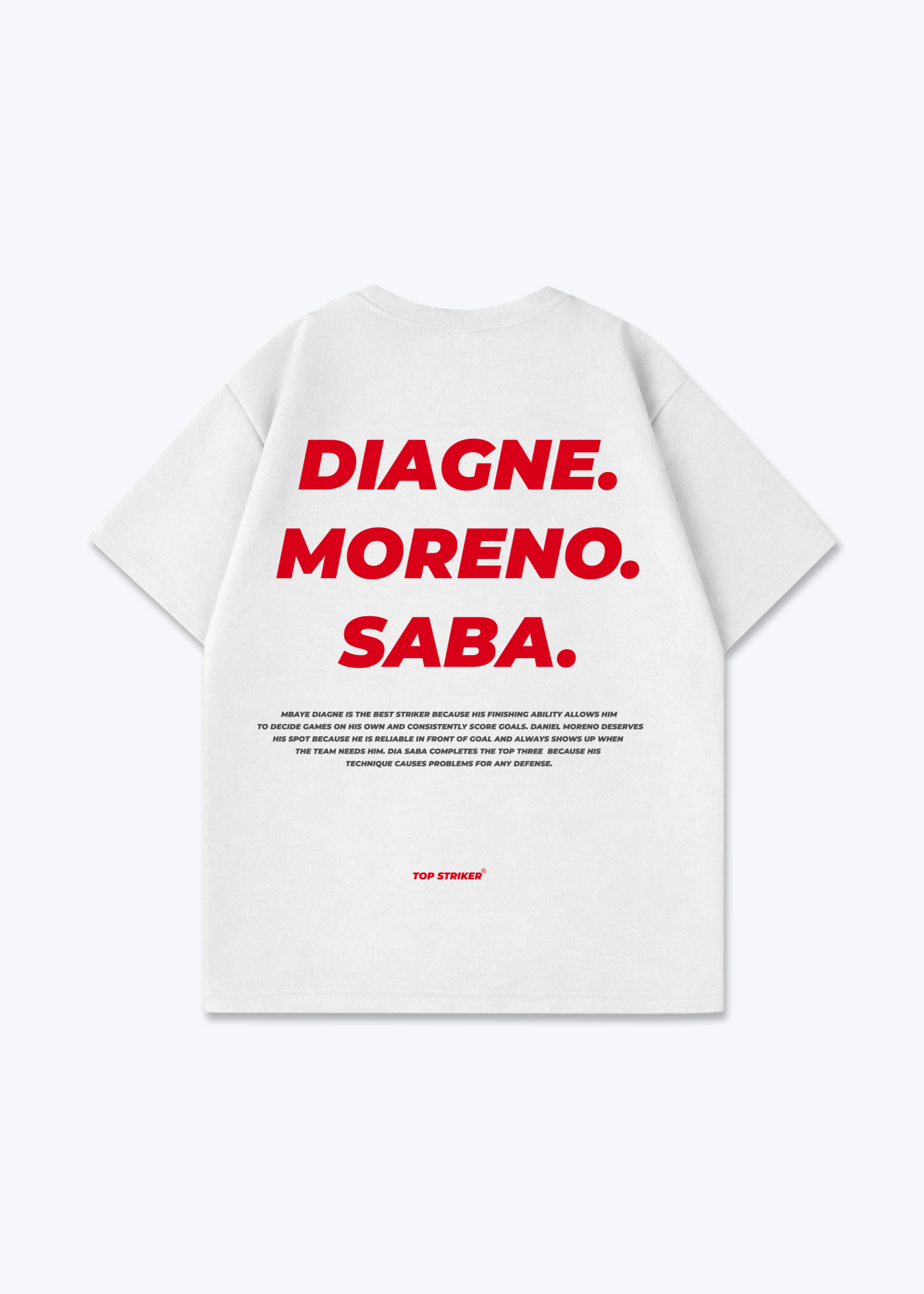 Amedspor Stürmer Oversized Shirt - White Back (Designed)