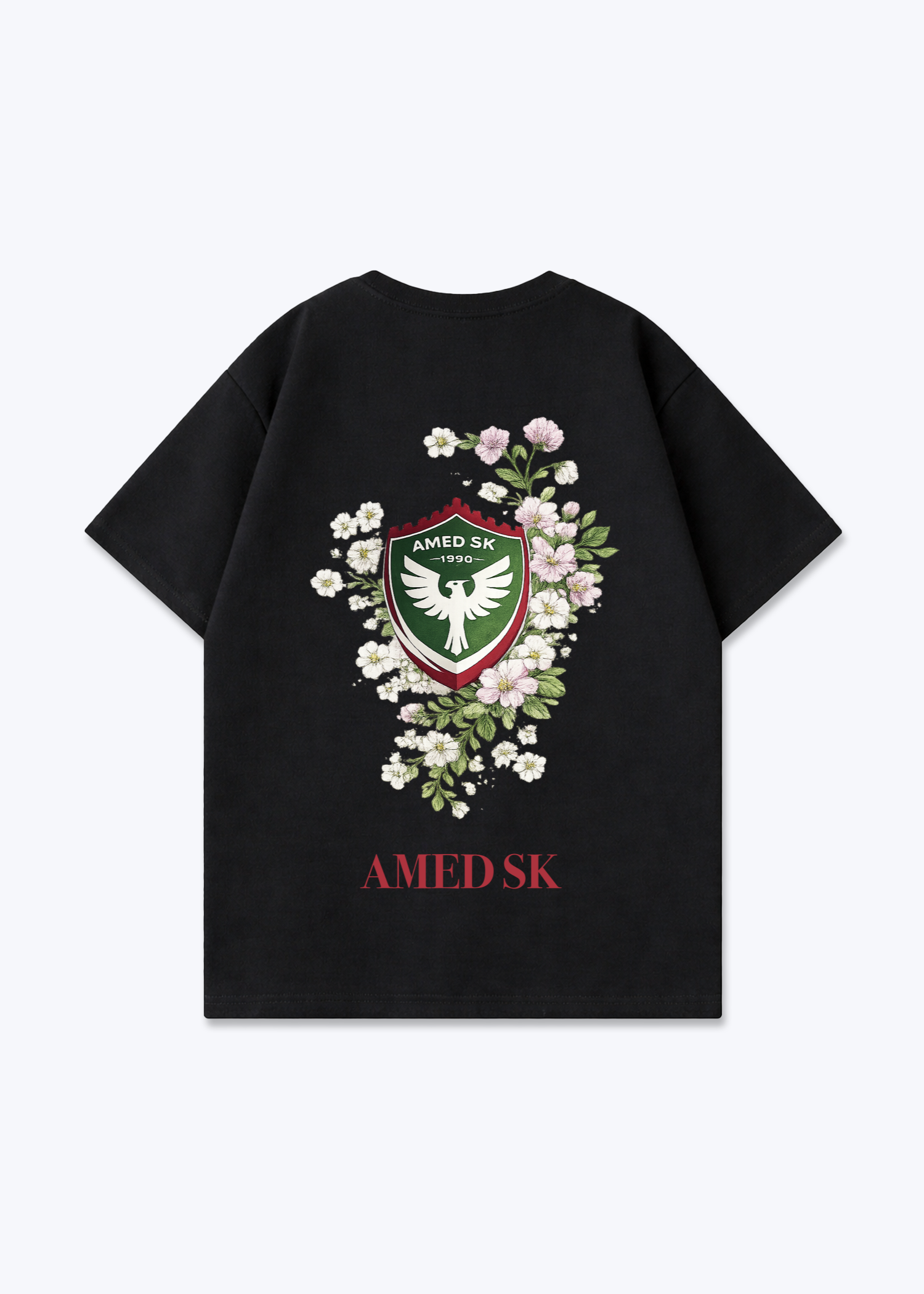 Amed SK Oversized Shirt - Black Back (Designed)