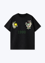 Oversized Shirt - Black Front (Designed)