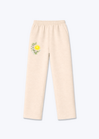 Kurdische Sonne Openleg Jogger - Beige Front (Designed)