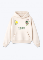 Amedspor 1990 Oversized Hoodie - Beige Front (Designed)