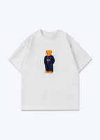 Paris Bär Oversized Shirt - White Front (Designed)
