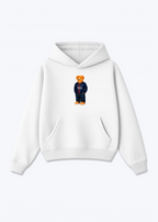 Paris Bär Oversized Hoodie - White Front (Designed)