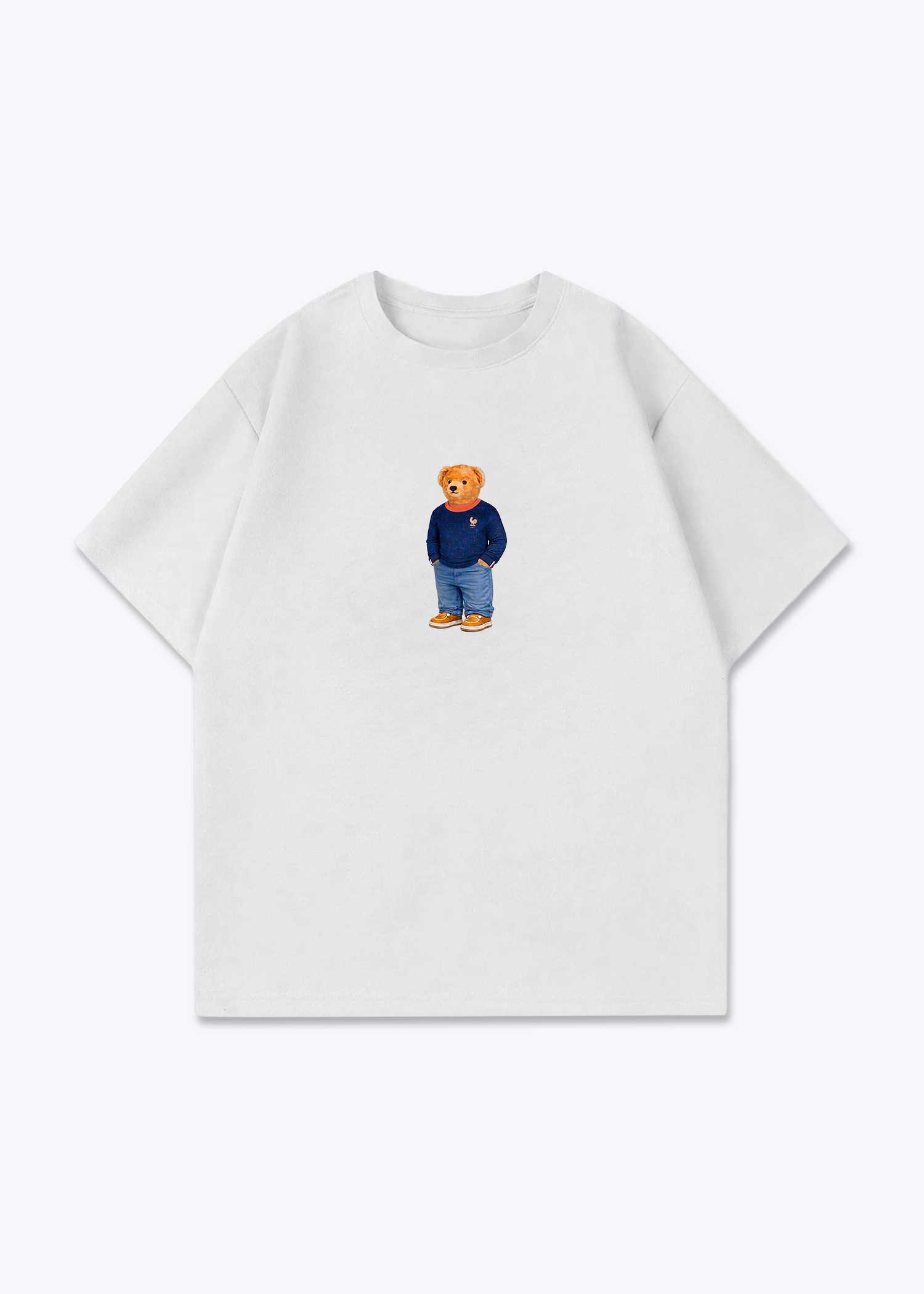 Frankreich Bär Oversized Shirt